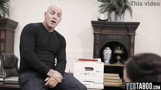 Big weenie aged social worker manipulates an sinless teen into letting him pound her hardcore