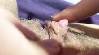 biggest clitoris jerking and rubbing orgasm in extreme close up pov HD