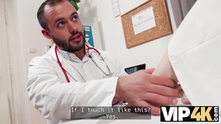 VIP4K. The Beautiful Bride, Nata Gold, tempted her Doctor right before her Wedding