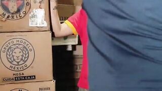 A store manager offers his employee sex in the back room in exchange for permission to leave work early