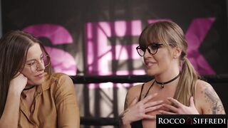 ROCCO SIFFREDI - Lustful Chick Takes two Biggest Ramrods In Her Tight Backdoor