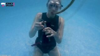 Underwater Bondage, Kink & Cum in My Tight Wetsuit