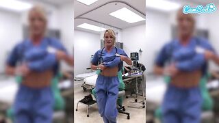 Fit MILF Nurse Gets Fired for Masturbating in the Hospital