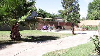 Let's go back inside and fuck: two lesbos have so much enjoyment