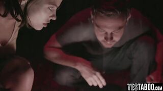 Curious lewd MILF and her big schlong boyfriend click this linkto a foursome in a forest