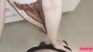 100% Amateur Maid Creampie – Oozing After Load