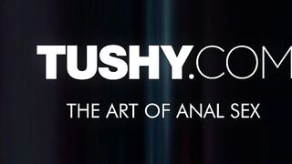 TUSHY Anal-Eager Hottie Amirah Adara Gets DPed By two Massive Schlongs