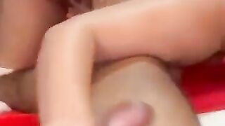 Watching from the sidelines as my hotwife gives her ass to the well-endowed stud and cums through her ass.