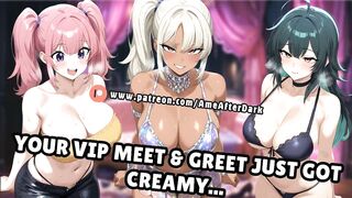 Sweetheart Pot Beauty Group Backstage Meet & Greet Turns Into Wild Fan Creampie Orgy