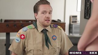 Cheating MILF Adira Allure Fucks Boyfriend's Stepson in Front of Stepdaughter Alex Coal