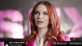 ROCCO SIFFREDI - Redheaded Sweetheart Leya Desantis Buttfucked by Huge Knob