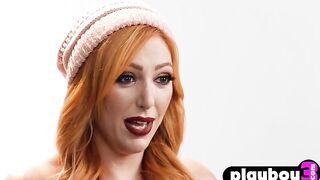 Huge tits Lauren Phillips posed and getting horny then enjoyed hawt masturbation