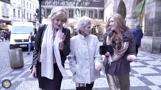 three Mature Mothers Intend to Dominate One Toyboy and They Love It!