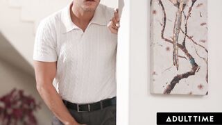 ADULT TIME - Excited Babysitter Kimora Quin Caught Masturbating On Married Boss' Porn History