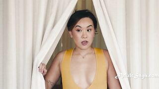 Petite Asian Masseuse Impressed By His Manhood