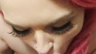 Sloppy Juicy & Filthy Hairjob with Cum in Hair