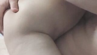 passionate sex, big dong, gaping snatch, cum on pussy and booty