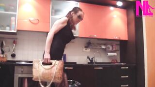 Cooling Down My Nude Feet with Ice