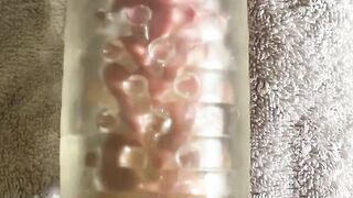 Big cock fills taut twat with violent thrusts