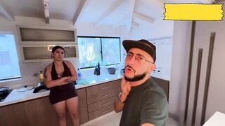 Porn actor with huge jock fucks the biggest butt of porn actress EmilyFox