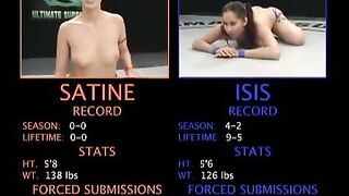 Naked wrestling done old way - loser gets screwed!