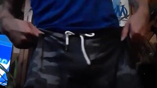 Gay scum destroys himself balls