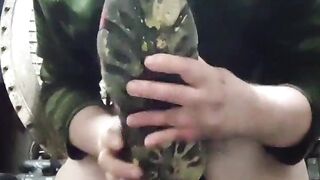 Masturbation of a gay serf! I'm a thrall to my wang and recent cum!