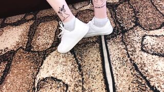 Foot Fetish Sneakers Sock and Undressed Feet/sfw