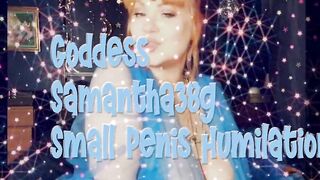 BBW Legend Samantha 38G Tiny Penis Humiliation