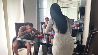 Yenifer Chacon picks us up off the street, and to thank her, we give her two rods at once