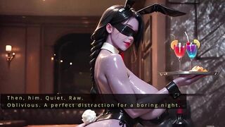 Naive Young Dude Fucks Bored Club Hostess Hard - 4K AI Comics POV - Huge Titties, Realistic Skin, 3D Fantasy Hardcore
