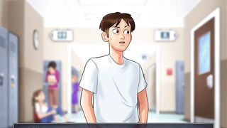 Sexy Teen Screwing in a Locker