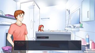 Step Sis Enticed in Bathroom