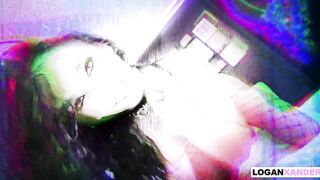 Busty Gothy Slut Ivy Ireland Let's Logan Xander Stretch Her Taut Ass