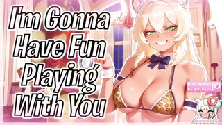 [F4M] Toyed With By A Competitive Cougar Catgirl Maid ‍[Lascivious ASMR}