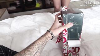 Teenage Step Sis Caught Me Jerking Off and Couldn't Resist Trying Stepbrother Big Shlong - THE BAD PEACH!