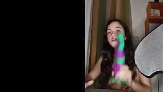 I stuff my ass with a tentacle