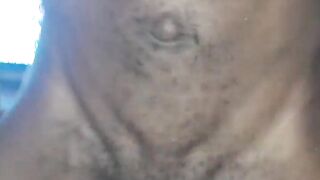 Horny ebony big ass riding a black shlong