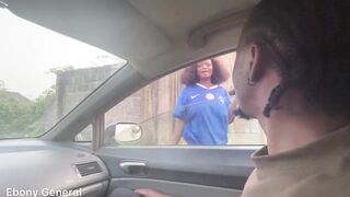 Saw a nice-looking damsel stranded by the road side, took her to my lodge for a short time