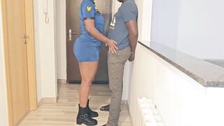 The police came to arrest me, but I couldn't resist this agreeable black dick.