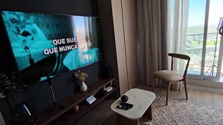 My Husband and I Had Pleasure in a Rented Apartment, Oral Sex on the Balcony Overlooking the Street, and Sex in the Bedroom.