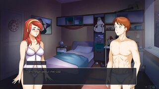 Step Sister with Panties on in Daybed