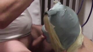 Golden-haired MILF with Pigtails Takes Cock and Cums in Her Mouth