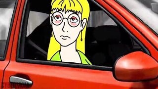 Wife Cheats on Her Husband and Fucks with a Black Dude. Cartoon Compilation