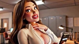 Copy Room Slut - Excited office hotty gets drilled in the copy room