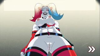 Harley Quinn Sucking and Riding Cock