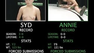 Sexy wrestlers want to win hard & bang hard