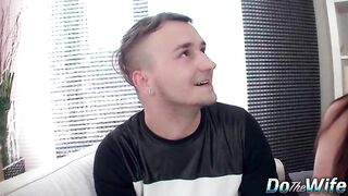 Guy Watches His Sexy Wife Valentina Ross Take a BBC