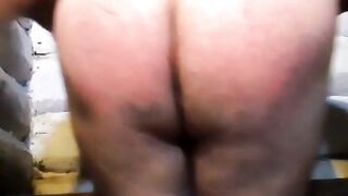 Homosexual spanking his biggest agreeable booty!!!!