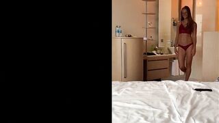 two big dicks for whore Hotwife Candy Lust / MFM threesome, sharing wife